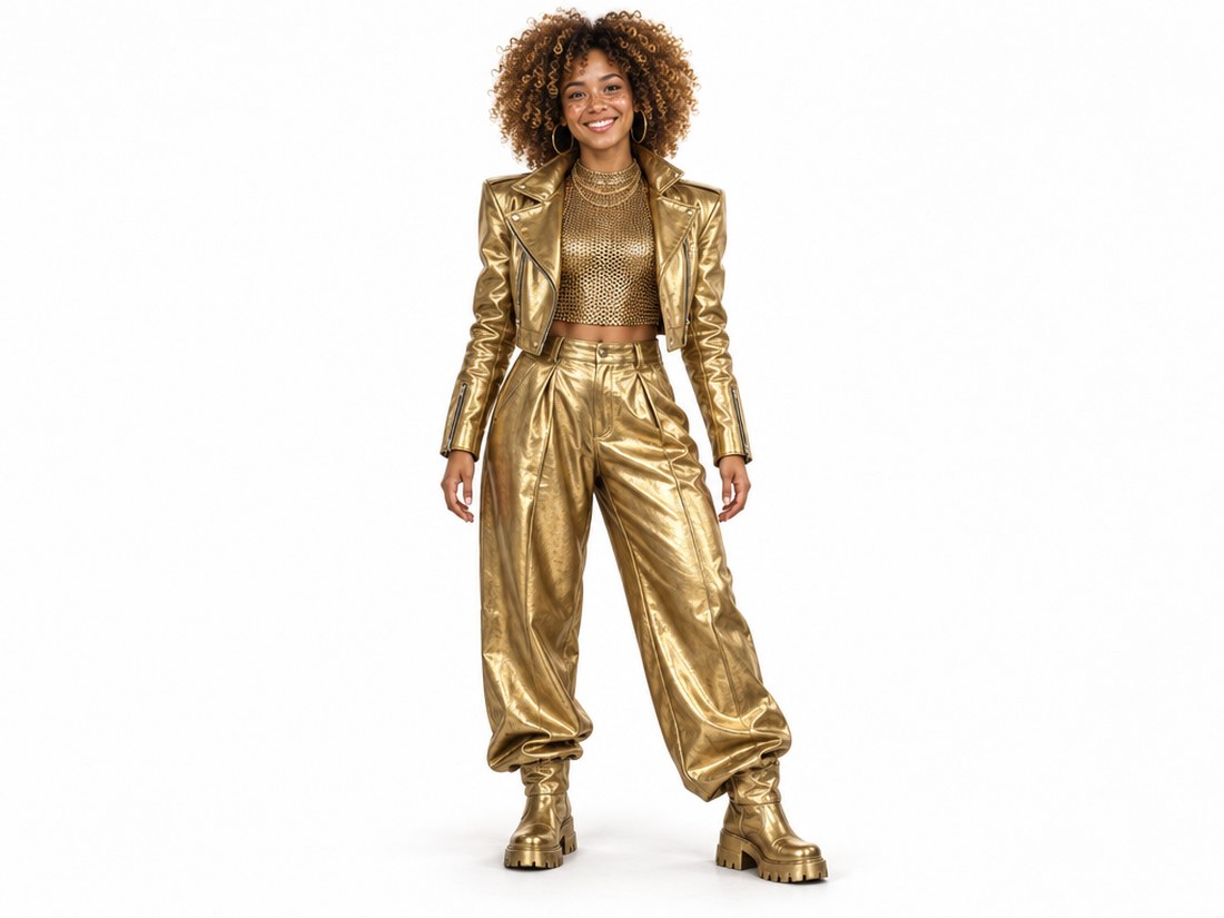 Sol, full-length casting photograph on white